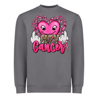 Storm hey cancer with middle fingers Heavyweight Sweatshirt - AdoDesignShop