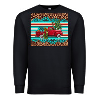 Black truck gemstone leopard Premium Sweatshirt - AdoDesignShop