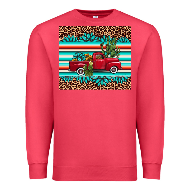 Truck Gemstone Leopard Premium Sweatshirt by AdoDesignShop | Teevron