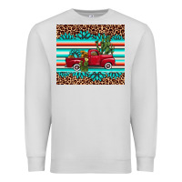 Dove Grey truck gemstone leopard Premium Sweatshirt - AdoDesignShop