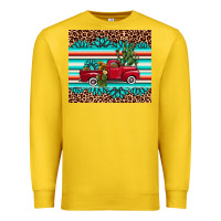 Lemon truck gemstone leopard Premium Sweatshirt - AdoDesignShop