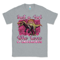 Heather Grey just a girl who loves baby spinosaurus Classic Tee - Artiststas