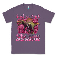 Lavender just a girl who loves baby spinosaurus Classic Tee - Artiststas