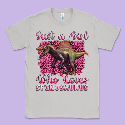 Just A Girl Who Loves Baby Spinosaurus Classic Tee Designed By Artiststas