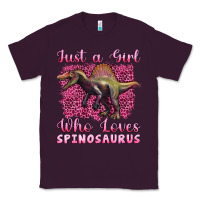 Plum just a girl who loves baby spinosaurus Classic Tee - Artiststas