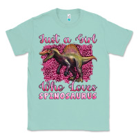 Seafoam just a girl who loves baby spinosaurus Classic Tee - Artiststas