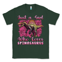 Sports Green just a girl who loves baby spinosaurus Classic Tee - Artiststas