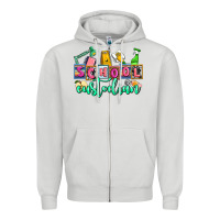 Dove Grey school custodian Zipper Hoodie - AdoDesignShop