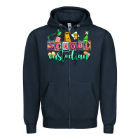 Navy school custodian Zipper Hoodie - AdoDesignShop