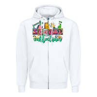 White school custodian Zipper Hoodie - AdoDesignShop