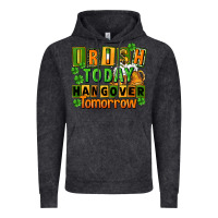 Vintage Black Irish today hangover tomorrow  St. Patricks Day Vintage Hoodie - FaDigitalArtStudio