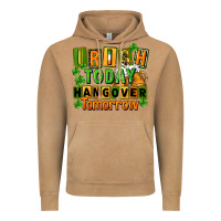 Vintage Camel Irish today hangover tomorrow  St. Patricks Day Vintage Hoodie - FaDigitalArtStudio