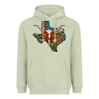 Matcha longhorn texas map Heavyweight Hoodie - AdoDesignShop