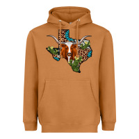 Meerkat longhorn texas map Heavyweight Hoodie - AdoDesignShop
