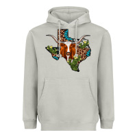 Moon Dust longhorn texas map Heavyweight Hoodie - AdoDesignShop