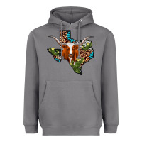 Storm longhorn texas map Heavyweight Hoodie - AdoDesignShop