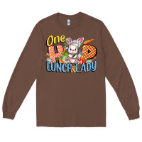 Chestnut one hip lunch lady easter day Long Sleeve Tee - FaDigitalArtStudio
