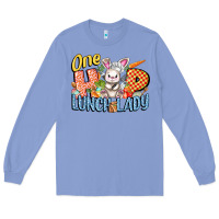 Colony Blue one hip lunch lady easter day Long Sleeve Tee - FaDigitalArtStudio