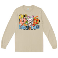 Mushroom one hip lunch lady easter day Long Sleeve Tee - FaDigitalArtStudio