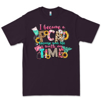 Plum i became a cna because your life is worth my time Premium Tee - CowGirlArtShop