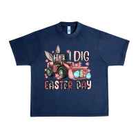 Navy I dig Easter Day Urban Heavy Tee - OliviaCreatesArt