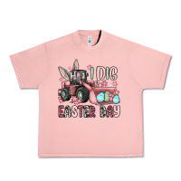 Salmon I dig Easter Day Urban Heavy Tee - OliviaCreatesArt