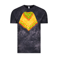 Cloud Black mexican poncho fa element Vintage Tee - FaDigitalArtStudio