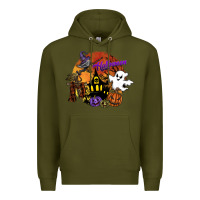 Army Green halloween Premium Hoodie - SublimationCraftShop