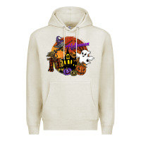 Oatmeal Heather halloween Premium Hoodie - SublimationCraftShop
