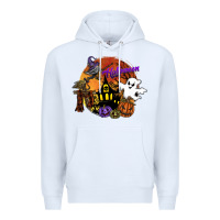 White halloween Premium Hoodie - SublimationCraftShop