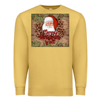 Antique Gold santa merry christmas y'all Premium Sweatshirt - AdoDesignShop