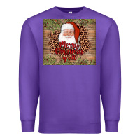 Purple santa merry christmas y'all Premium Sweatshirt - AdoDesignShop
