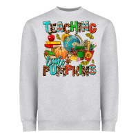Heather Grey christmas jolly teachers Heavyweight Sweatshirt - AdoDesignShop