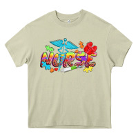 Mossy Autism Nurse Heavy Core Tee - NancyCooperArtShop