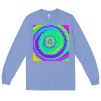 Colony Blue tye die pattern Long Sleeve Tee - RanaPortraitStore