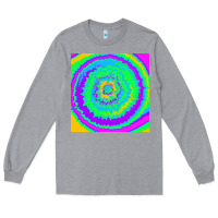 Heather Grey tye die pattern Long Sleeve Tee - RanaPortraitStore