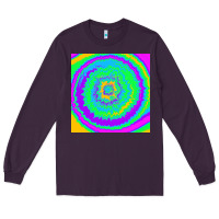 Plum tye die pattern Long Sleeve Tee - RanaPortraitStore