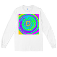 White tye die pattern Long Sleeve Tee - RanaPortraitStore