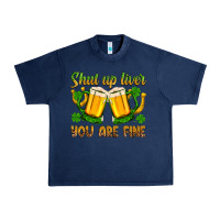 Navy St. Patrick’s Day shut up liver you are fine Urban Heavy Tee - OliviaCreatesArt