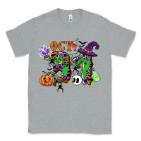 Heather Grey october 31 Classic Tee - CowGirlArtShop