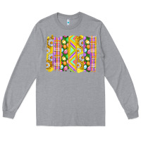 Heather Grey Easter Brushstrokes Long Sleeve Tee - BundleAndBundleShop