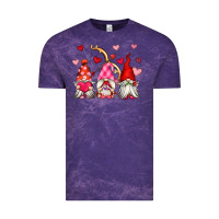Cloud Purple valentine's day gnomes Vintage Tee - OliviaCreatesArt
