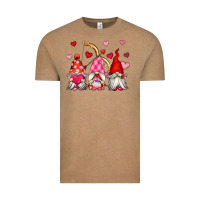 Vintage Coffee valentine's day gnomes Vintage Tee - OliviaCreatesArt