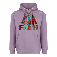Lavender cross and christmas trees Heavyweight Hoodie - AdoDesignShop