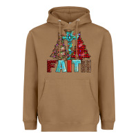 Cross And Christmas Trees Heavyweight Hoodie | Teevron