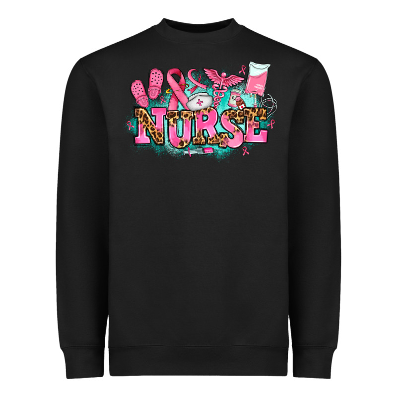 Breast Cancer Nurse Heavyweight Sweatshirt by AdoDesignShop | Teevron