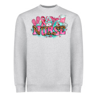 Heather Grey breast cancer nurse Heavyweight Sweatshirt - AdoDesignShop