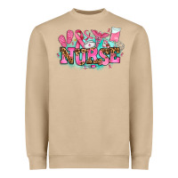 Mushroom breast cancer nurse Heavyweight Sweatshirt - AdoDesignShop