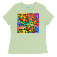 Matcha autism puzzle piece Ladies Tee - CowGirlArtShop
