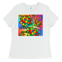 Autism Puzzle Piece Ladies Tee | Teevron